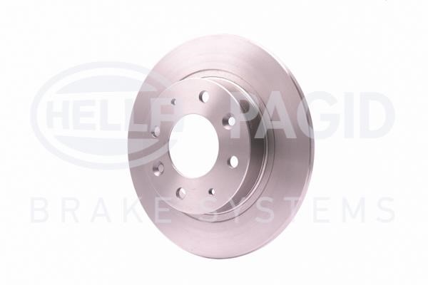 Rear brake disc, non-ventilated Hella 8DD 355 107-371