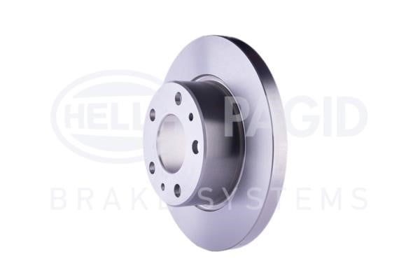 Unventilated front brake disc Hella 8DD 355 107-401