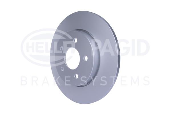 Rear solid brake disc Hella 8DD 355 108-061