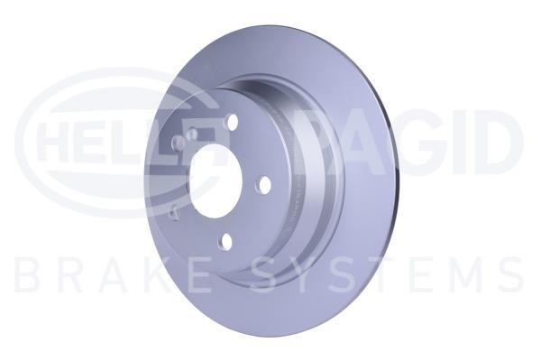 Rear brake disc, non-ventilated Hella 8DD 355 108-841