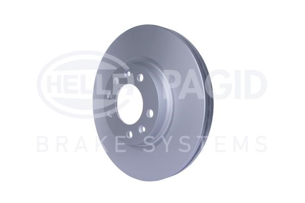 Front vented brake disc Hella 8DD 355 108-411