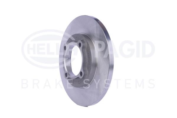 Unventilated front brake disc Hella 8DD 355 109-041