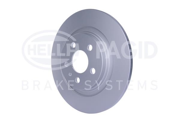 Rear brake disc, non-ventilated Hella 8DD 355 109-151
