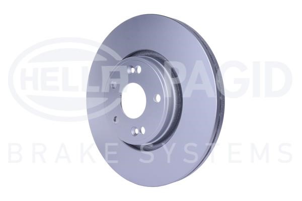Front brake disc ventilated Hella 8DD 355 109-301