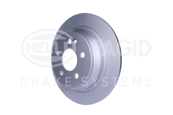 Rear solid brake disc Hella 8DD 355 110-091