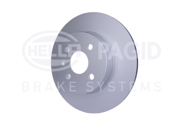 Rear solid brake disc Hella 8DD 355 110-271