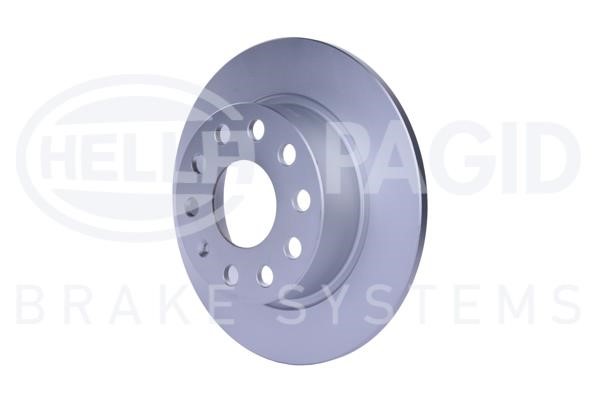 Rear solid brake disc Hella 8DD 355 109-601