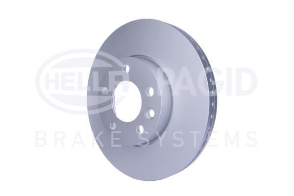 Front brake disc ventilated Hella 8DD 355 109-661