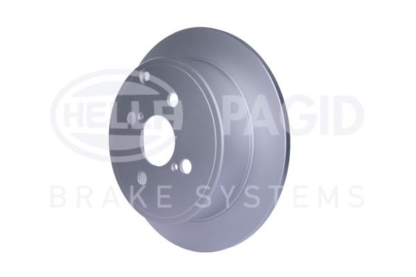 Rear brake disc, non-ventilated Hella 8DD 355 110-471