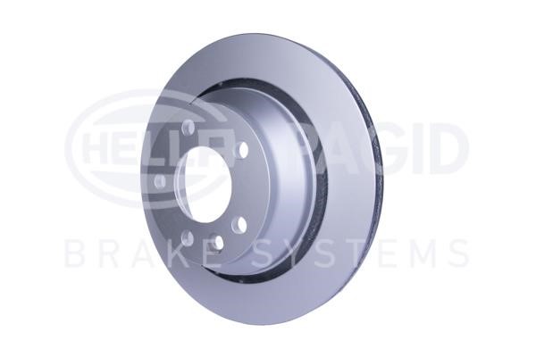 Rear ventilated brake disc Hella 8DD 355 109-801