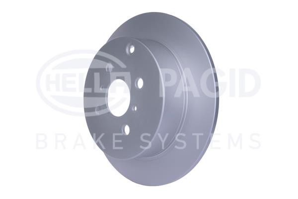 Rear solid brake disc Hella 8DD 355 110-491