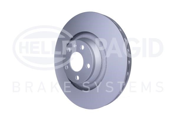 Front brake disc ventilated Hella 8DD 355 111-161