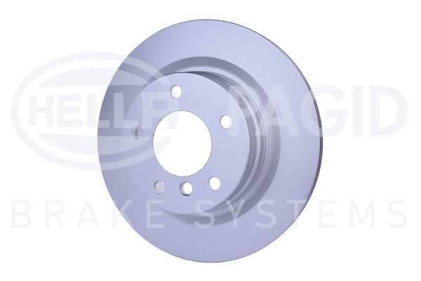 Rear vented brake disc Hella 8DD 355 128-361