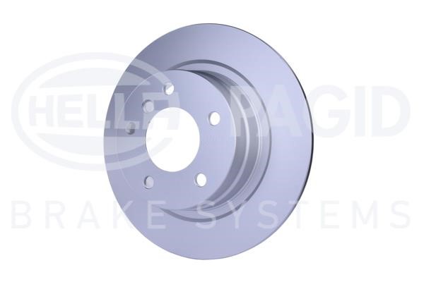 Rear solid brake disc Hella 8DD 355 128-371