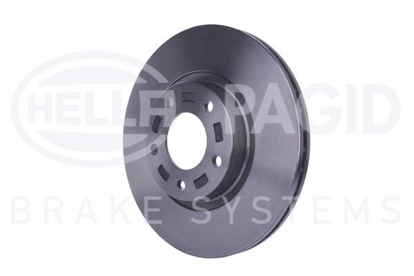 Front brake disc ventilated Hella 8DD 355 110-891