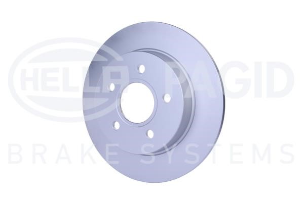 Rear solid brake disc Hella 8DD 355 111-381