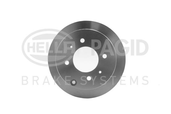 Hella 8DD 355 110-941 Rear brake disc, non-ventilated 8DD355110941