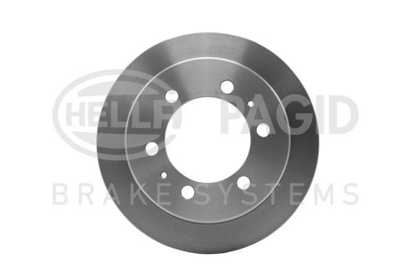 Hella 8DD 355 112-001 Rear brake disc, non-ventilated 8DD355112001