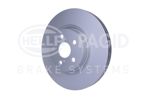 Front brake disc ventilated Hella 8DD 355 111-651