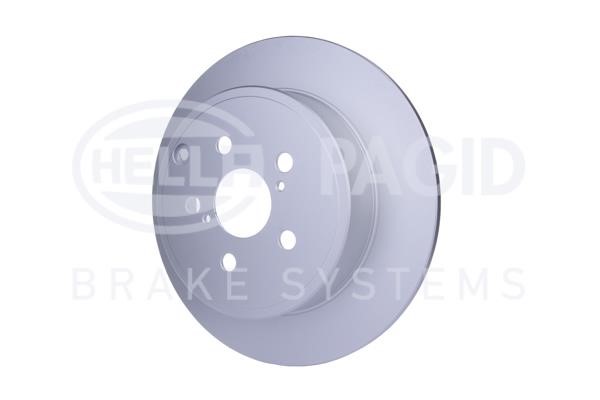 Rear solid brake disc Hella 8DD 355 111-671