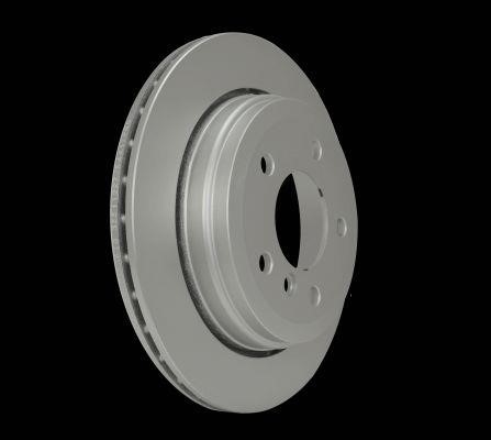 Rear vented brake disc Hella 8DD 355 112-271