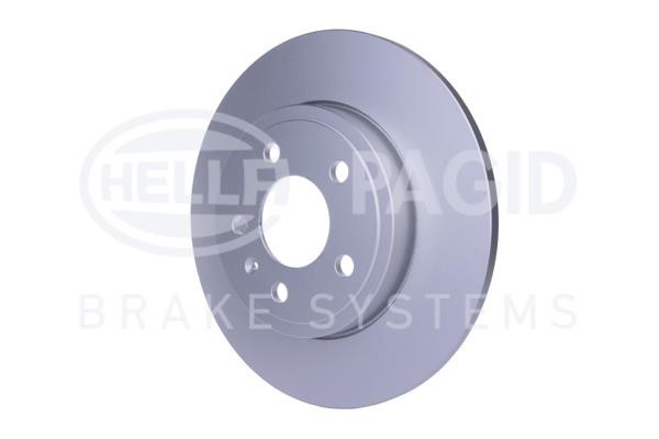 Rear brake disc, non-ventilated Hella 8DD 355 111-811