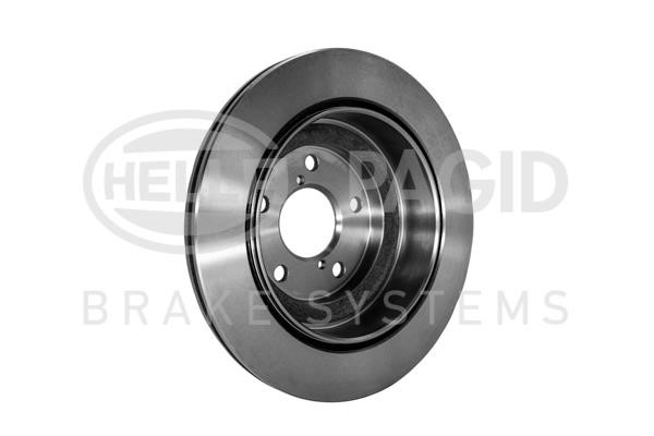 Rear ventilated brake disc Hella 8DD 355 112-341