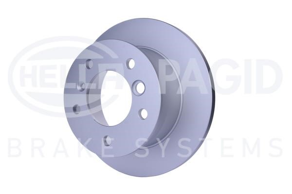 Rear brake disc, non-ventilated Hella 8DD 355 111-901