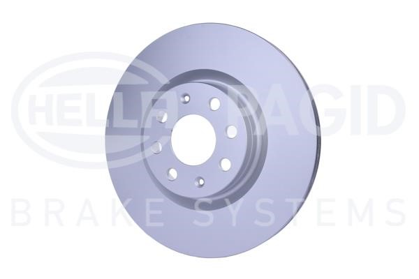 Front brake disc ventilated Hella 8DD 355 112-601