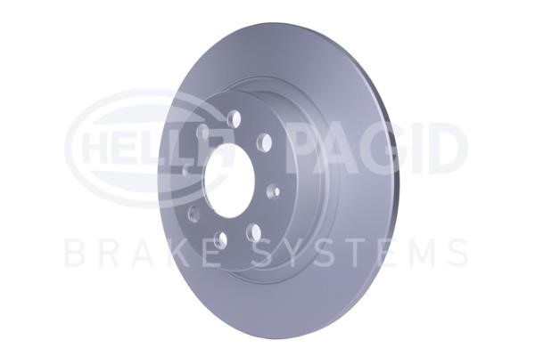 Rear solid brake disc Hella 8DD 355 112-621