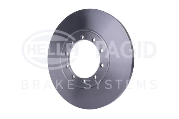 Rear brake disc, non-ventilated Hella 8DD 355 113-291