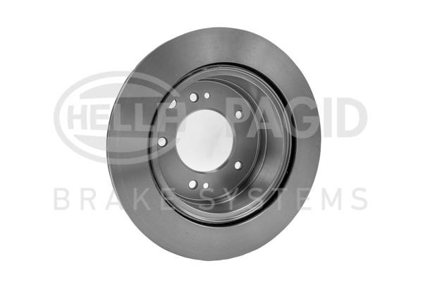 Rear vented brake disc Hella 8DD 355 112-821