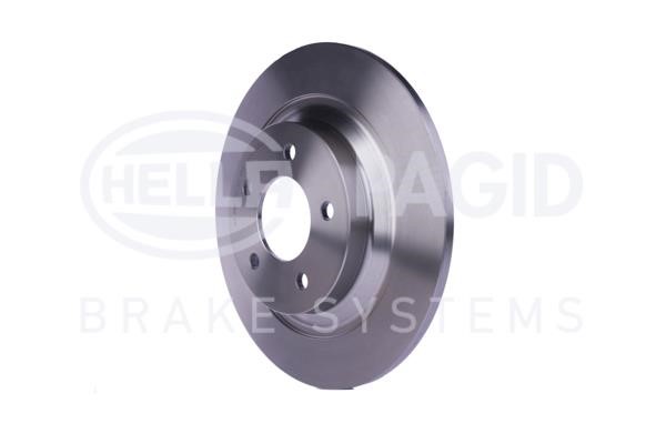 Rear solid brake disc Hella 8DD 355 112-901