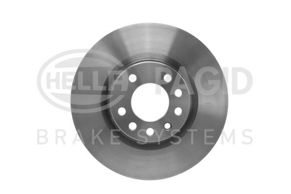 Hella 8DD 355 113-541 Front brake disc ventilated 8DD355113541