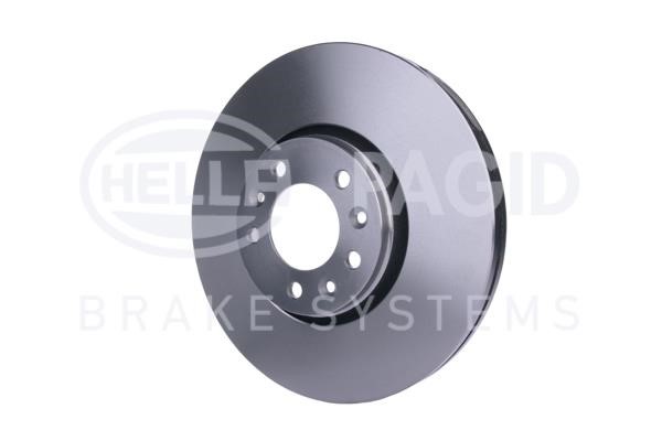 Front brake disc ventilated Hella 8DD 355 113-671
