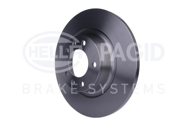 Rear solid brake disc Hella 8DD 355 113-681