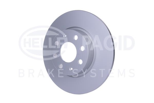 Unventilated front brake disc Hella 8DD 355 114-351