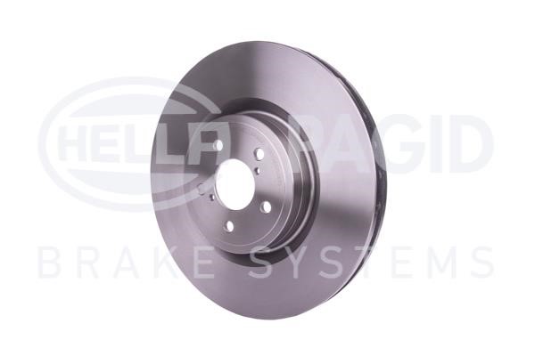 Front brake disc ventilated Hella 8DD 355 114-651