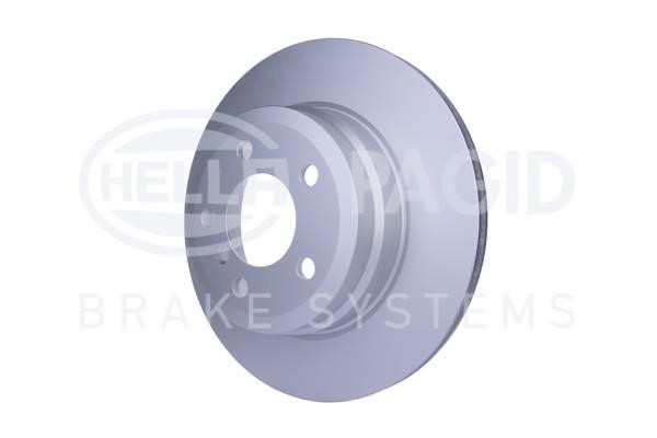 Rear vented brake disc Hella 8DD 355 128-761