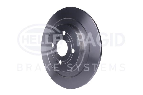 Rear solid brake disc Hella 8DD 355 114-051