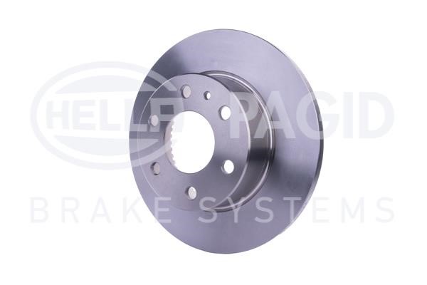 Rear brake disc, non-ventilated Hella 8DD 355 115-521