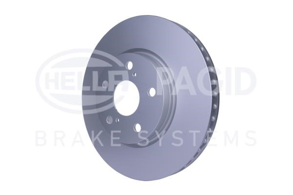 Front brake disc ventilated Hella 8DD 355 115-191