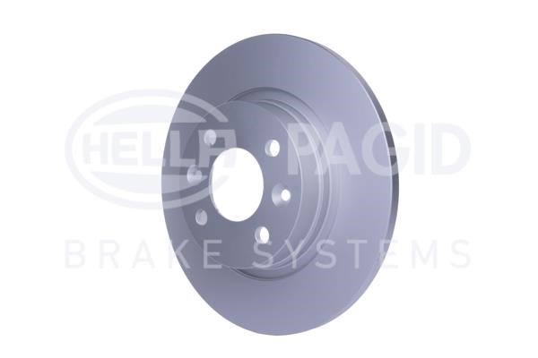 Unventilated front brake disc Hella 8DD 355 115-271