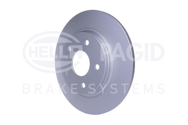 Rear solid brake disc Hella 8DD 355 115-801