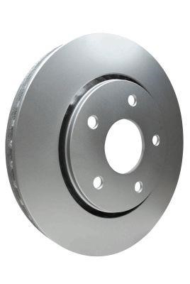 Front brake disc ventilated Hella 8DD 355 115-841