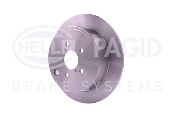 Rear brake disc, non-ventilated Hella 8DD 355 116-421