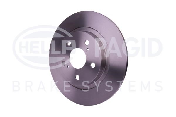 Rear solid brake disc Hella 8DD 355 116-121