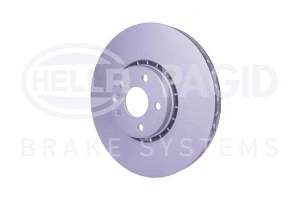 Front brake disc ventilated Hella 8DD 355 116-181