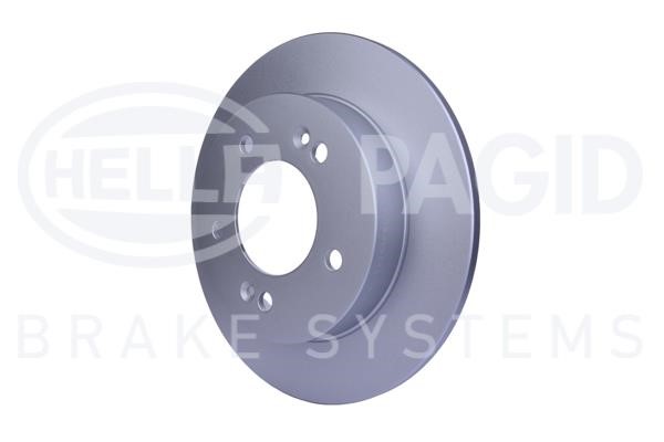 Rear solid brake disc Hella 8DD 355 117-011