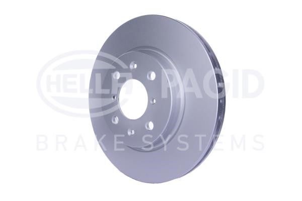 Front brake disc ventilated Hella 8DD 355 117-371